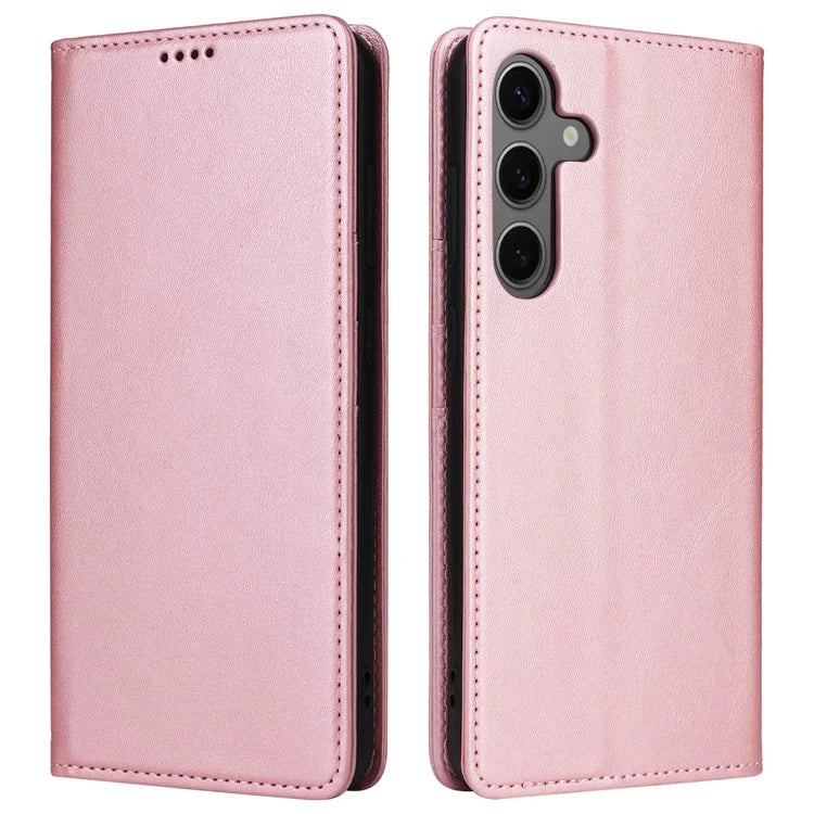 For Samsung Galaxy S24 Leather Case RFID Blocking Wallet Cover Magnetic Closing