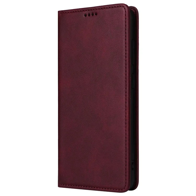 For Samsung Galaxy S24 Leather Case RFID Blocking Wallet Cover Magnetic Closing