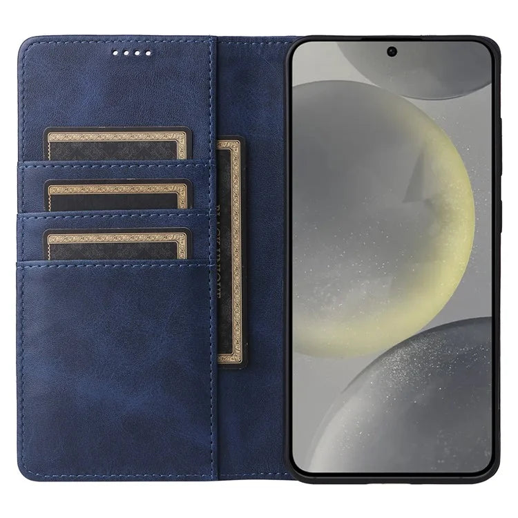 For Samsung Galaxy S24 Leather Case RFID Blocking Wallet Cover Magnetic Closing