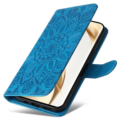 For Honor 200 Pro 5G Case PU Leather Wallet Phone Cover Sunflower Pattern