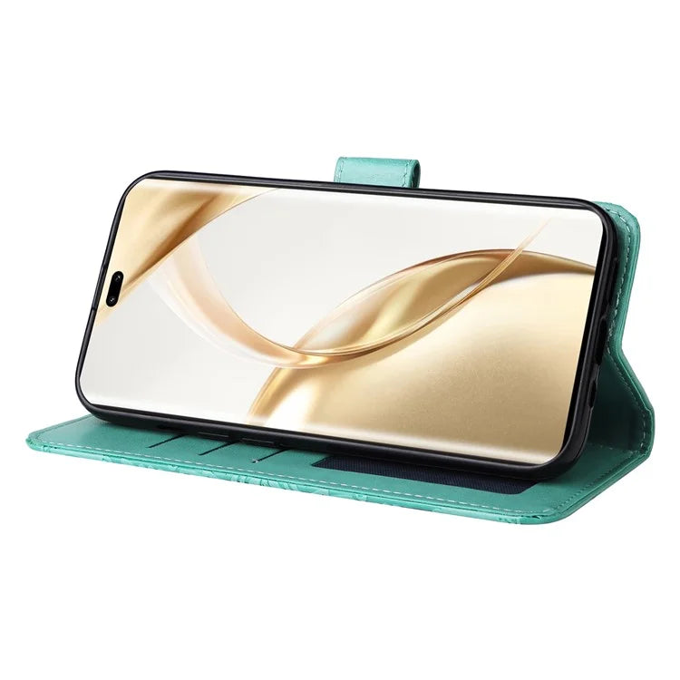 For Honor 200 Pro 5G Case PU Leather Wallet Phone Cover Sunflower Pattern