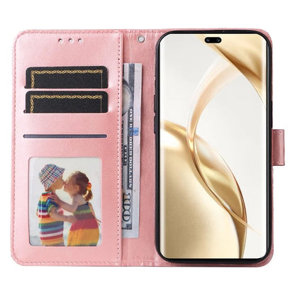 For Honor 200 Pro 5G Case PU Leather Wallet Phone Cover Sunflower Pattern