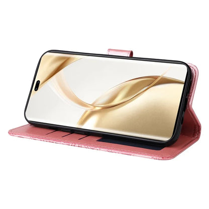 For Honor 200 Pro 5G Case PU Leather Wallet Phone Cover Sunflower Pattern