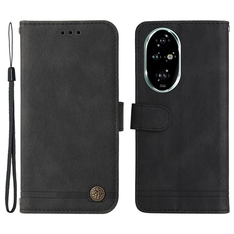 For Honor 200 Pro 5G Case Skin-Touch Leather Phone Cover Wallet Stand View