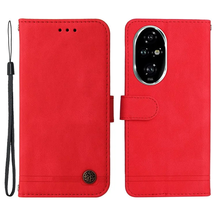 For Honor 200 Pro 5G Case Skin-Touch Leather Phone Cover Wallet Stand View