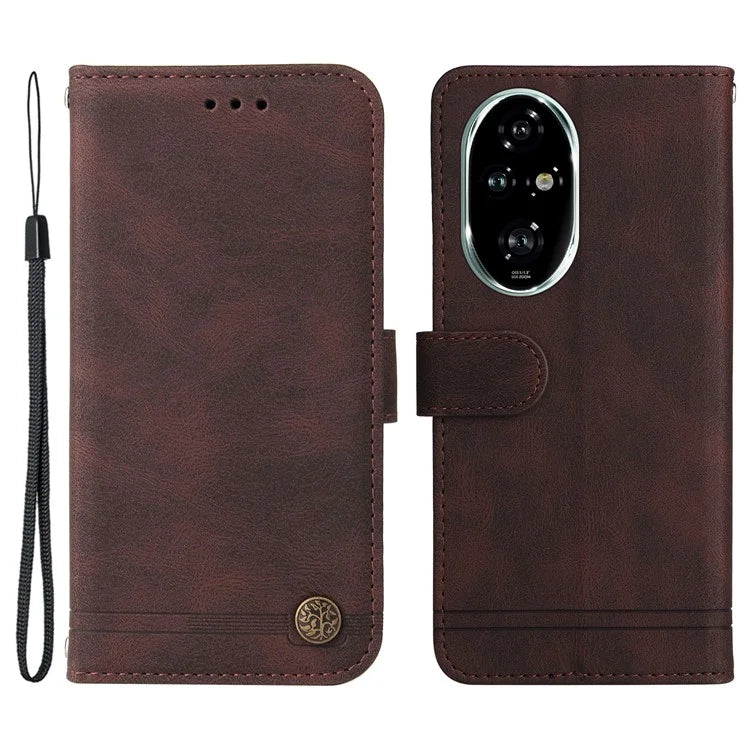 For Honor 200 Pro 5G Case Skin-Touch Leather Phone Cover Wallet Stand View