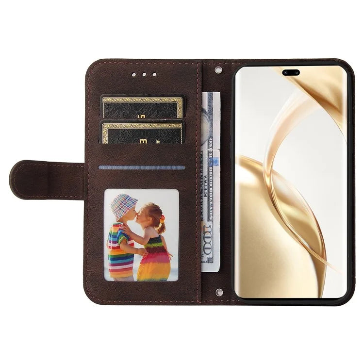 For Honor 200 Pro 5G Case Skin-Touch Leather Phone Cover Wallet Stand View