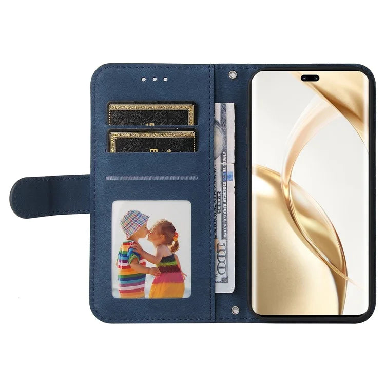 For Honor 200 Pro 5G Case Skin-Touch Leather Phone Cover Wallet Stand View