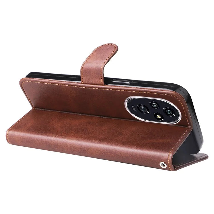For Honor 200 5G Case Wallet PU Leather Zipper Phone Cover