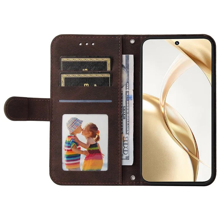 For Honor 200 5G Case Skin-Touch PU Leather Phone Cover Tree Pattern Hardware