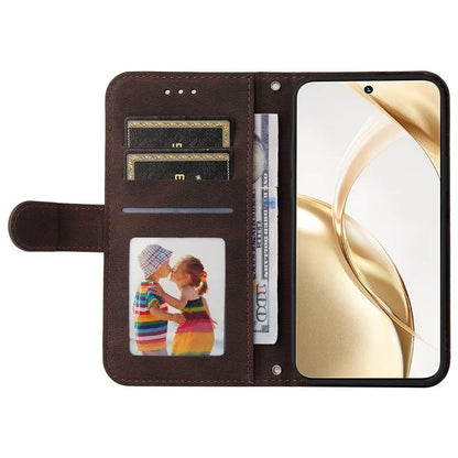 For Honor 200 5G Case Skin-Touch PU Leather Phone Cover Tree Pattern Hardware