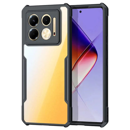 XUNDD For Infinix Note 40 5G Case Soft TPU Frame + Acrylic Clear Back Phone Cover