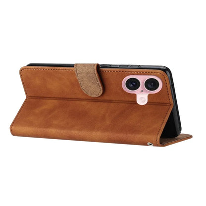For iPhone 16 Plus Case Butterfly Imprinted PU Leather Stand Phone Cover
