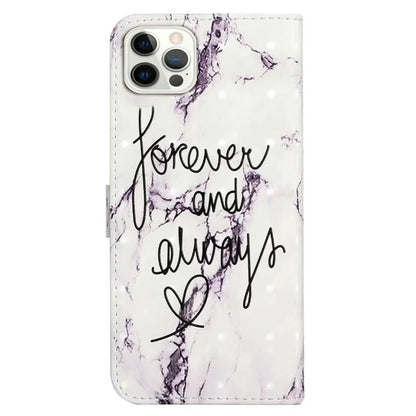 For iPhone 16 Pro Case 3D Pattern Leather Wallet Phone Cover Bookstyle Magnetic Clasp