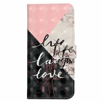 For iPhone 16 Case 3D Creative Pattern PU Leather Stand Phone Cover