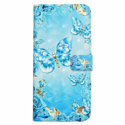 For iPhone 16 Case 3D Creative Pattern PU Leather Stand Phone Cover