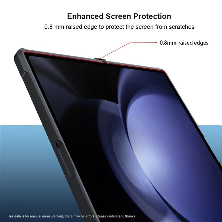 XUNDD For Samsung Galaxy Z Fold6 5G Case TPU+Acrylic  Precise Cutouts Phone Cover with Screen Film / Protective Bar