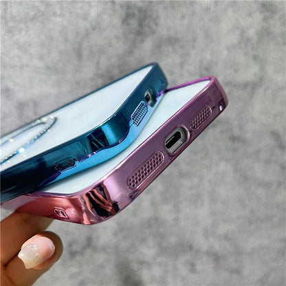 For iPhone 14 Pro Max Case Compatible with MagSafe TPU + PC Bling Clear Phone Cover