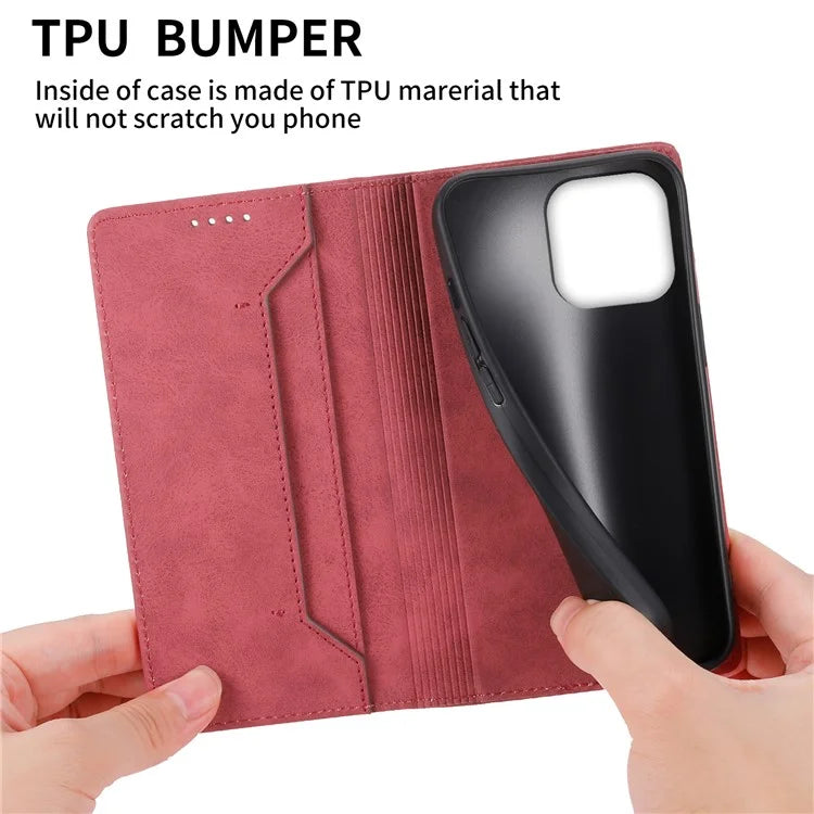 DF-05 For iPhone 16 Pro Max Case RFID Blocking PU Leather Flip Phone Cover
