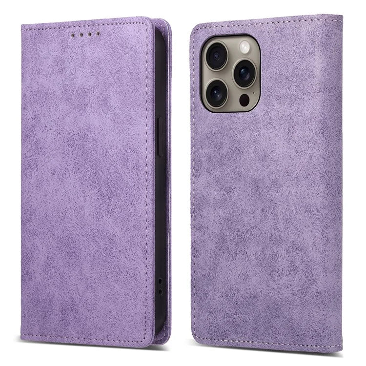 DF-05 For iPhone 16 Pro Max Case RFID Blocking PU Leather Flip Phone Cover