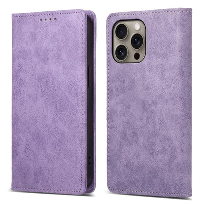 DF-05 For iPhone 16 Pro Max Case RFID Blocking PU Leather Flip Phone Cover