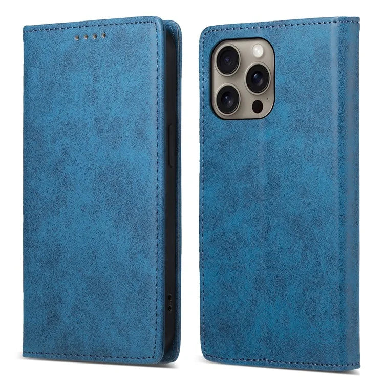DF-05 For iPhone 16 Pro Max Case RFID Blocking PU Leather Flip Phone Cover