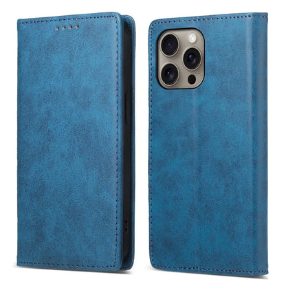 DF-05 For iPhone 16 Pro Max Case RFID Blocking PU Leather Flip Phone Cover