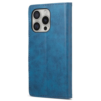DF-05 For iPhone 16 Pro Wallet Case RFID Blocking PU Leather Phone Cover