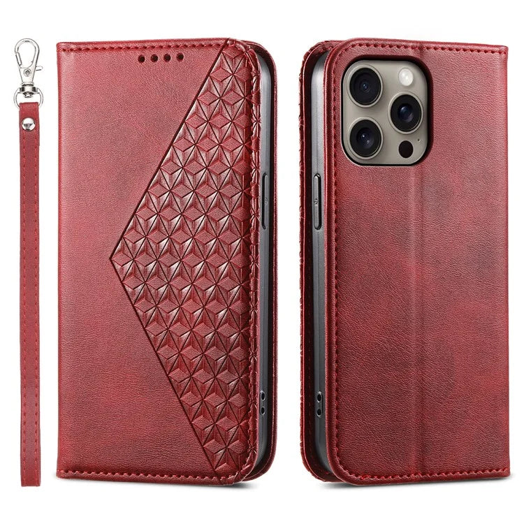 For iPhone 16 Pro Max Wholesale Case PU Leather Wallet Phone Cover