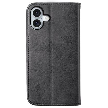 For iPhone 16 Plus Stand Case Imprinted PU Leather Wallet Phone Cover
