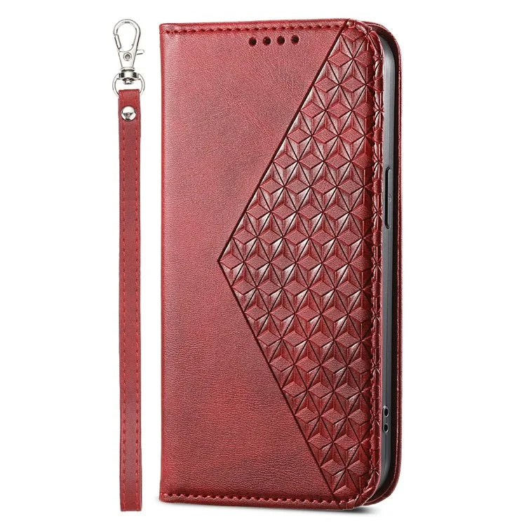 For iPhone 16 Plus Stand Case Imprinted PU Leather Wallet Phone Cover