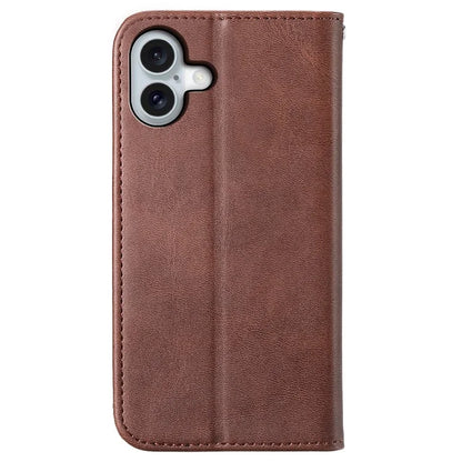 For iPhone 16 Plus Stand Case Imprinted PU Leather Wallet Phone Cover