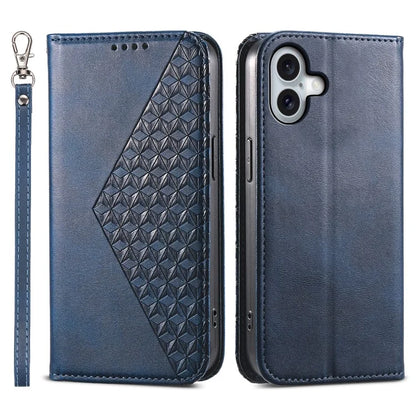 For iPhone 16 Plus Stand Case Imprinted PU Leather Wallet Phone Cover