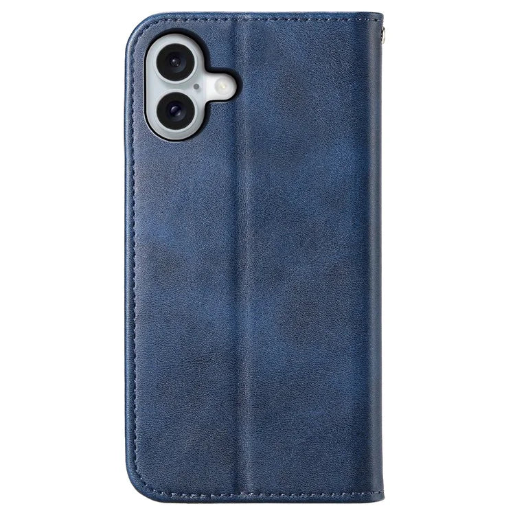 For iPhone 16 Plus Stand Case Imprinted PU Leather Wallet Phone Cover