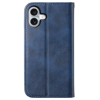 For iPhone 16 Plus Stand Case Imprinted PU Leather Wallet Phone Cover
