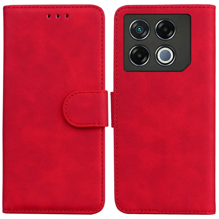 For Infinix GT 20 Pro 5G Case Folio PU Leather Solid Color Phone Cover