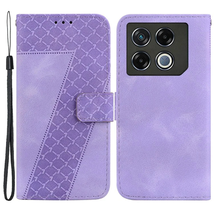 For Infinix GT 20 Pro 5G Case 7-Shaped Pattern Leather Phone Cover Wallet