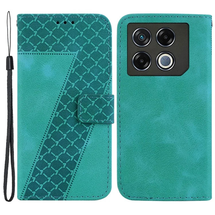 For Infinix GT 20 Pro 5G Case 7-Shaped Pattern Leather Phone Cover Wallet