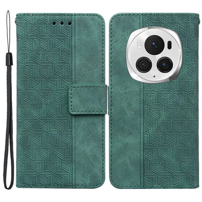 For Honor Magic6 Pro 5G Case Wallet PU Leather Geometry Phone Cover