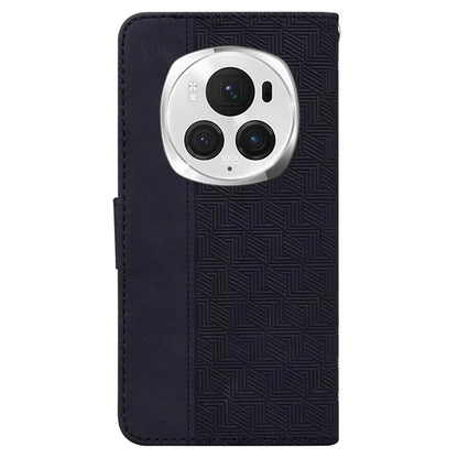 For Honor Magic6 Pro 5G Case Wallet PU Leather Geometry Phone Cover
