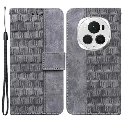 For Honor Magic6 Pro 5G Case Wallet PU Leather Geometry Phone Cover