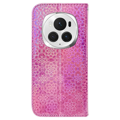 For Honor Magic6 Pro 5G Phone Case Dazzling Flower Protective Leather Cover