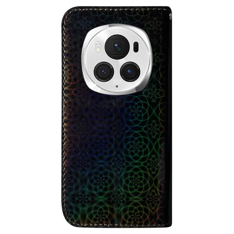 For Honor Magic6 Pro 5G Phone Case Dazzling Flower Protective Leather Cover