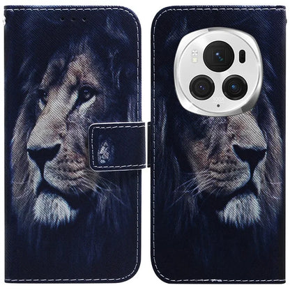 For Honor Magic6 Pro 5G Leather Case Pattern Print Wallet Phone Cover