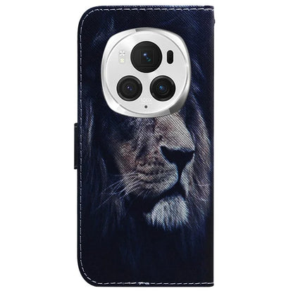 For Honor Magic6 Pro 5G Leather Case Pattern Print Wallet Phone Cover