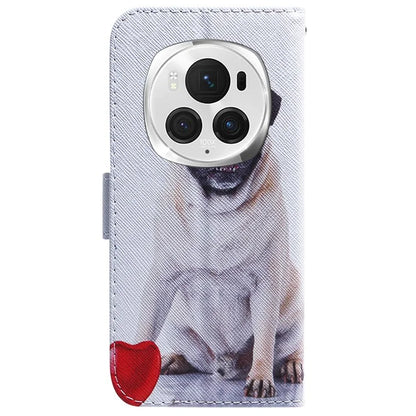 For Honor Magic6 Pro 5G Leather Case Pattern Print Wallet Phone Cover