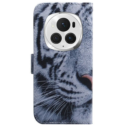 For Honor Magic6 Pro 5G Leather Case Pattern Print Wallet Phone Cover