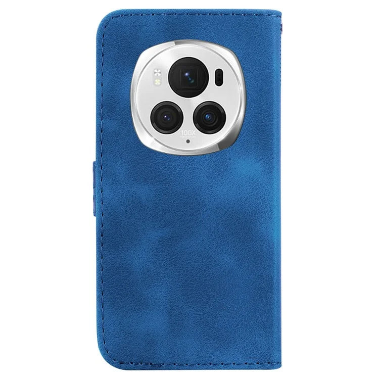 For Honor Magic6 Pro 5G Leather Case 7-Shaped Pattern Phone Cover