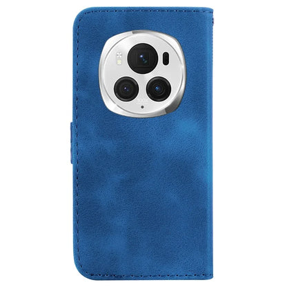For Honor Magic6 Pro 5G Leather Case 7-Shaped Pattern Phone Cover