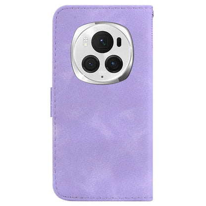 For Honor Magic6 Pro 5G Leather Case 7-Shaped Pattern Phone Cover